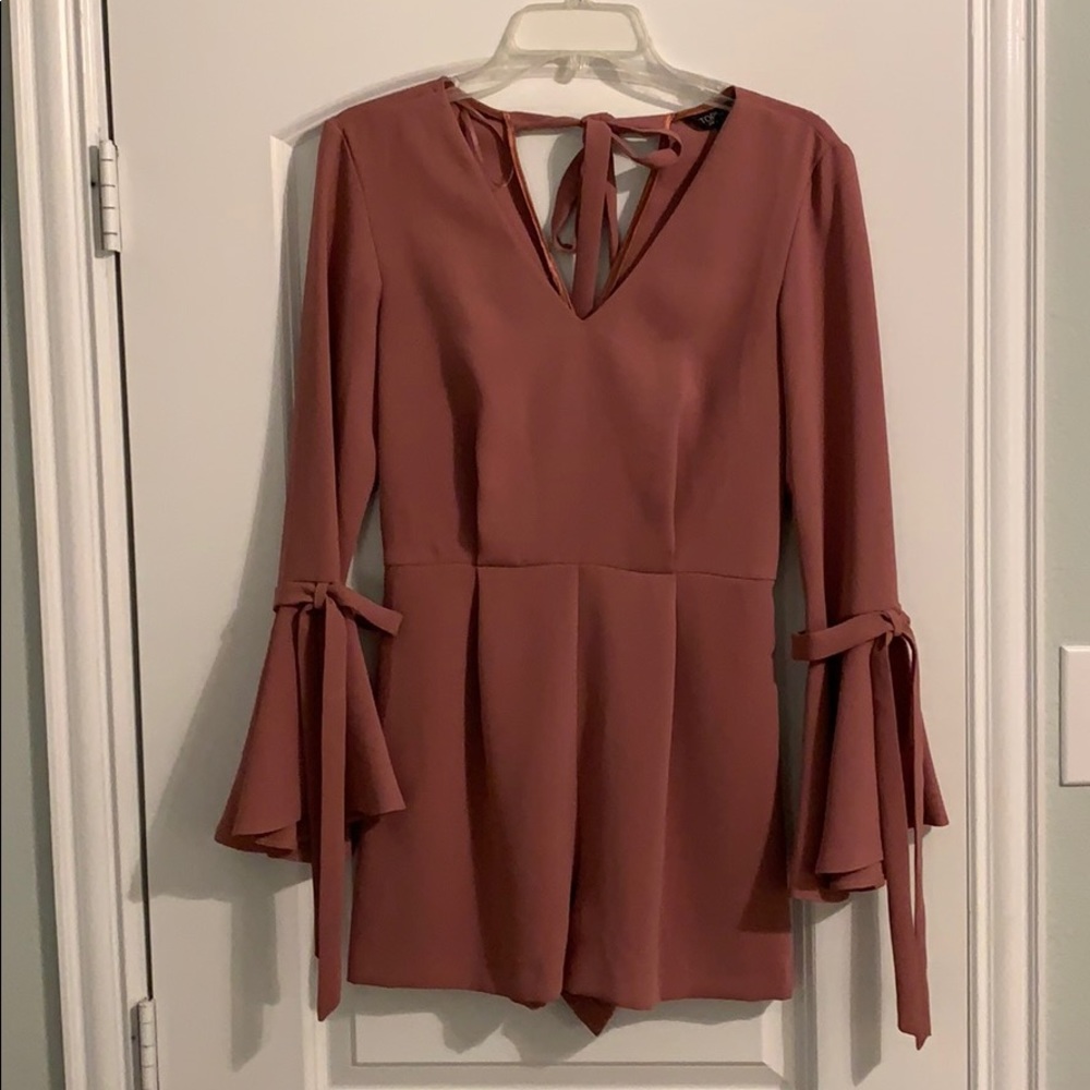 TopShop Salmon colored romper, worn once